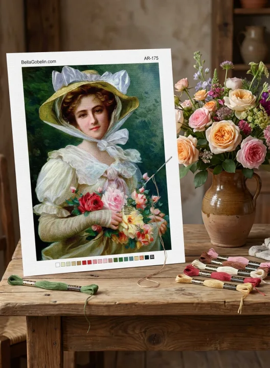 Lady with Roses – AR-175