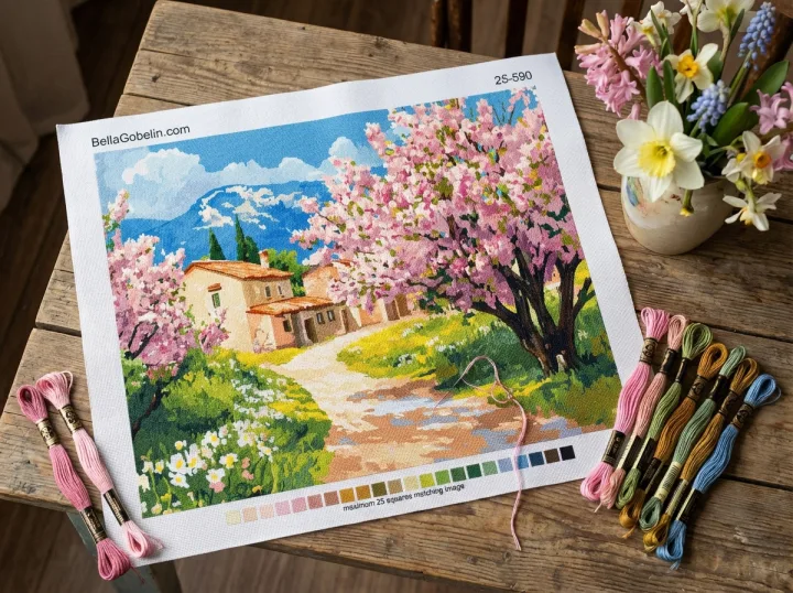 Blooming in Tuscany