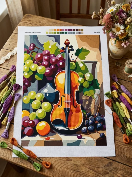 Harvest mood with a violin