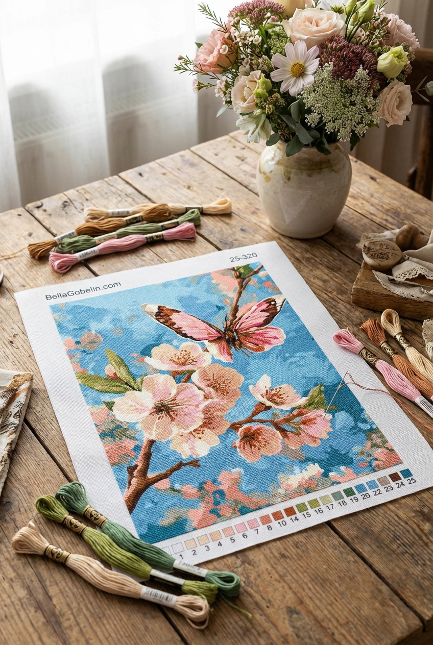 Blossoming with Butterfly