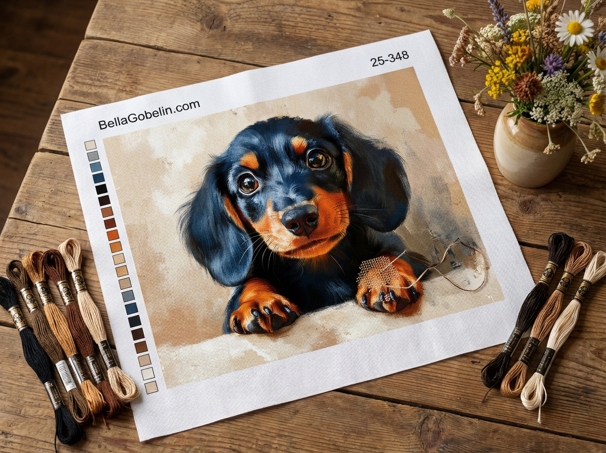 Dachshund portrait, dachshund dog
