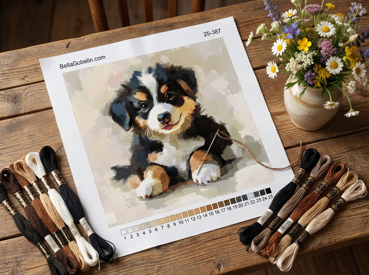 Puppy painting