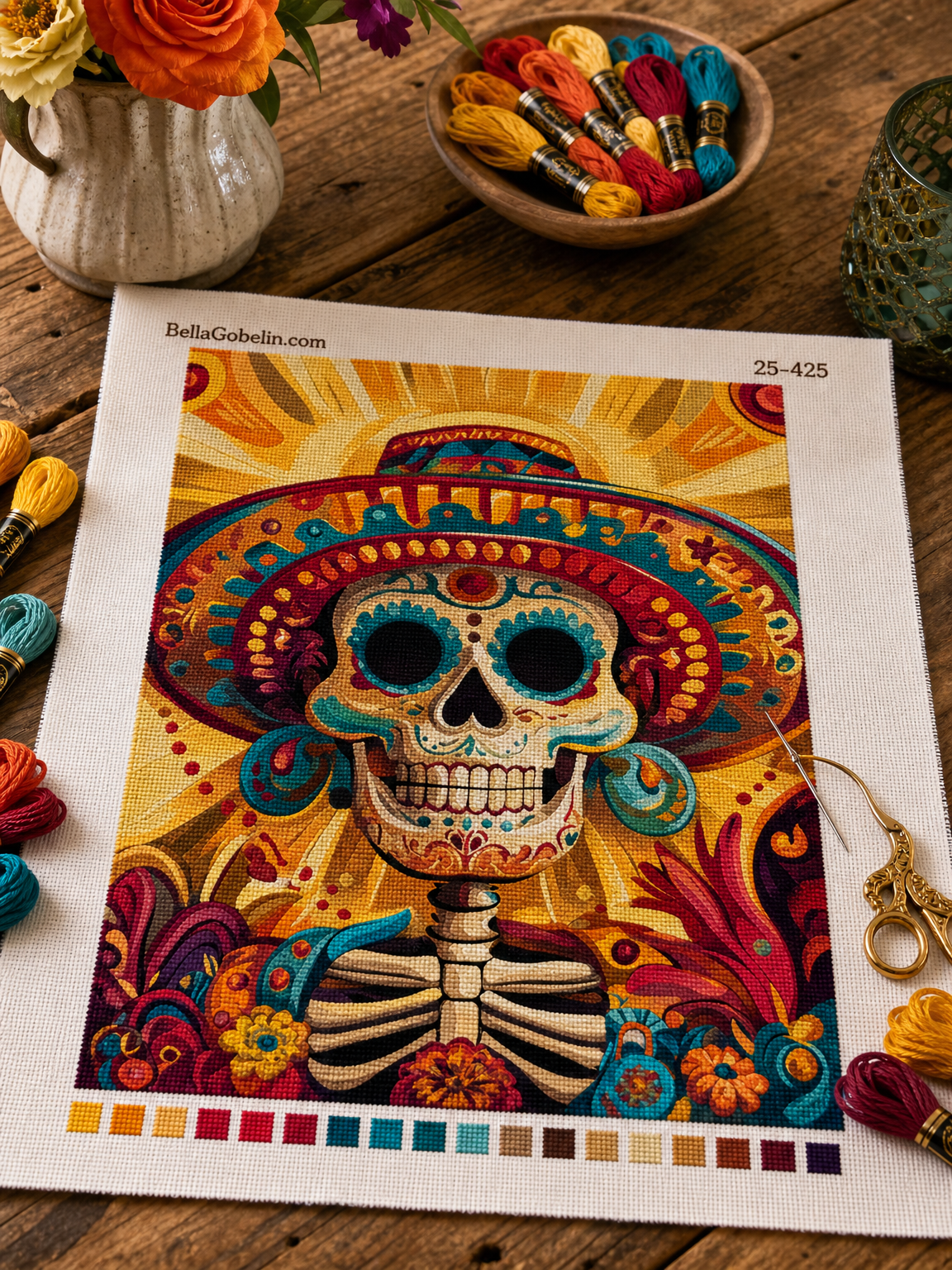 Mexican Halloween style