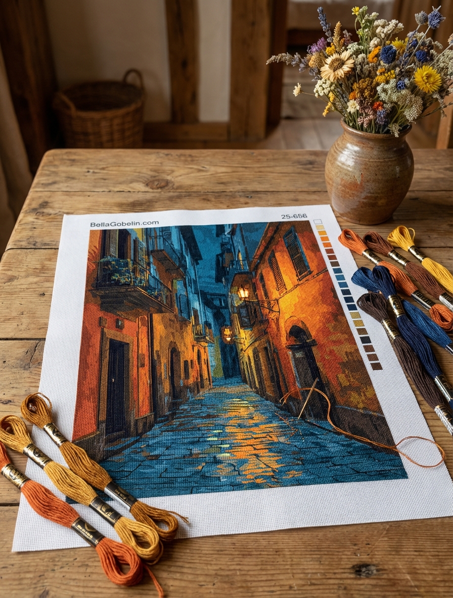 Afternoon in a small French town