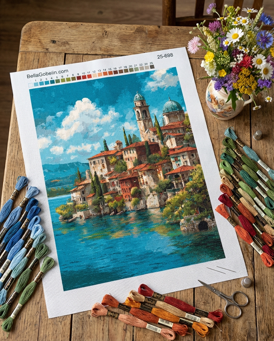 picturesque Italian small town