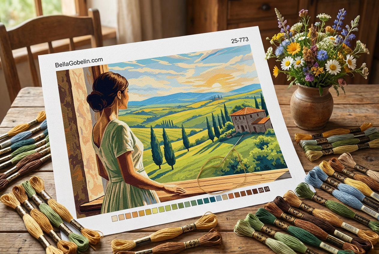 A view in Tuscany