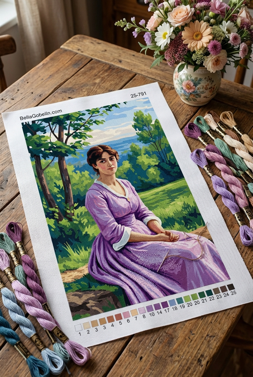 A modern woman wearing a Lilla dress