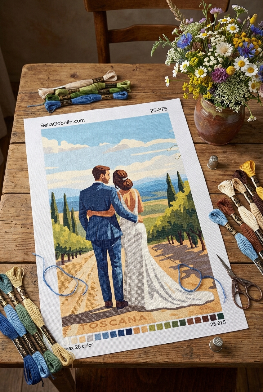 Romantic Tuscany Needlepoint