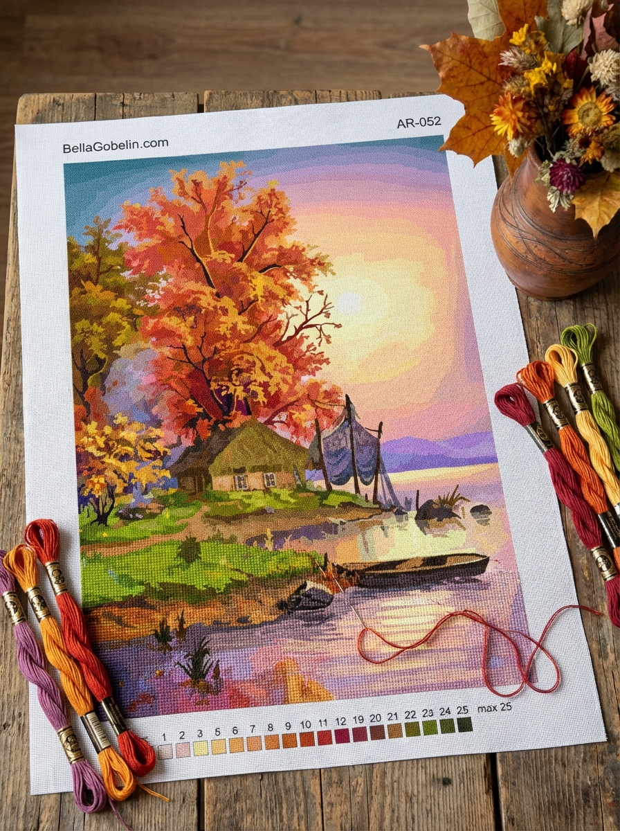 Lakeside landscape