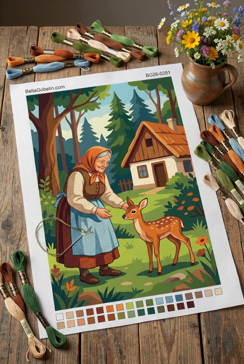 Grandma and the Fawn