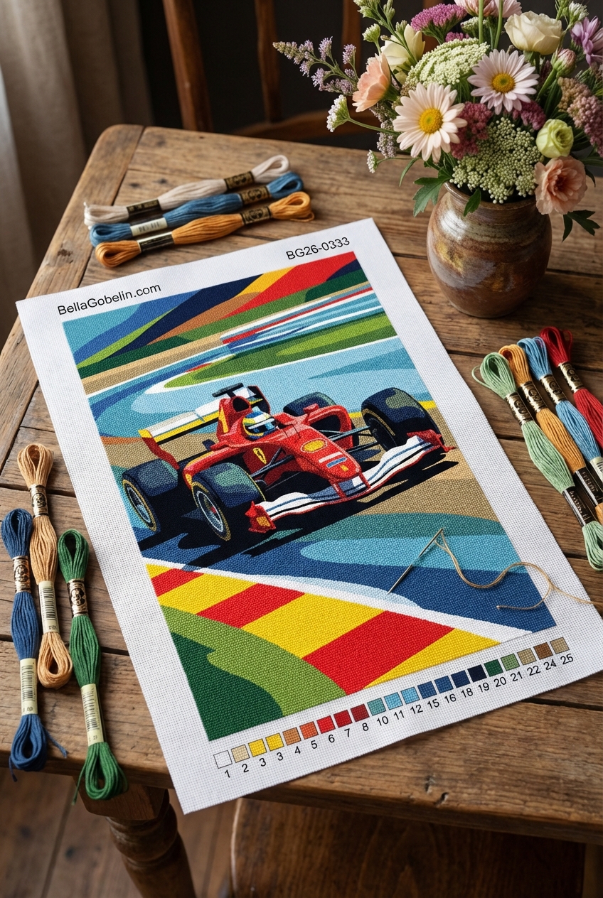 Formula 1 car race