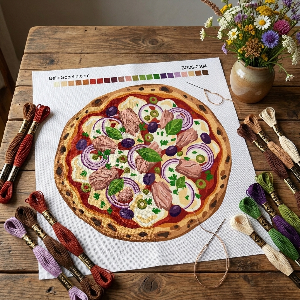 Tuna pizza