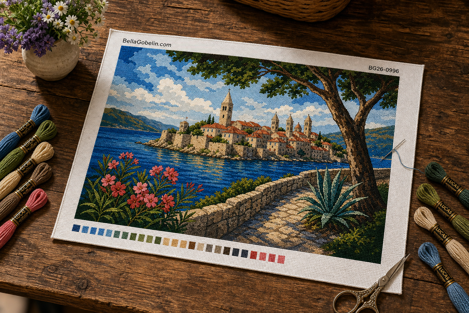 The city of Rab on the Adriatic