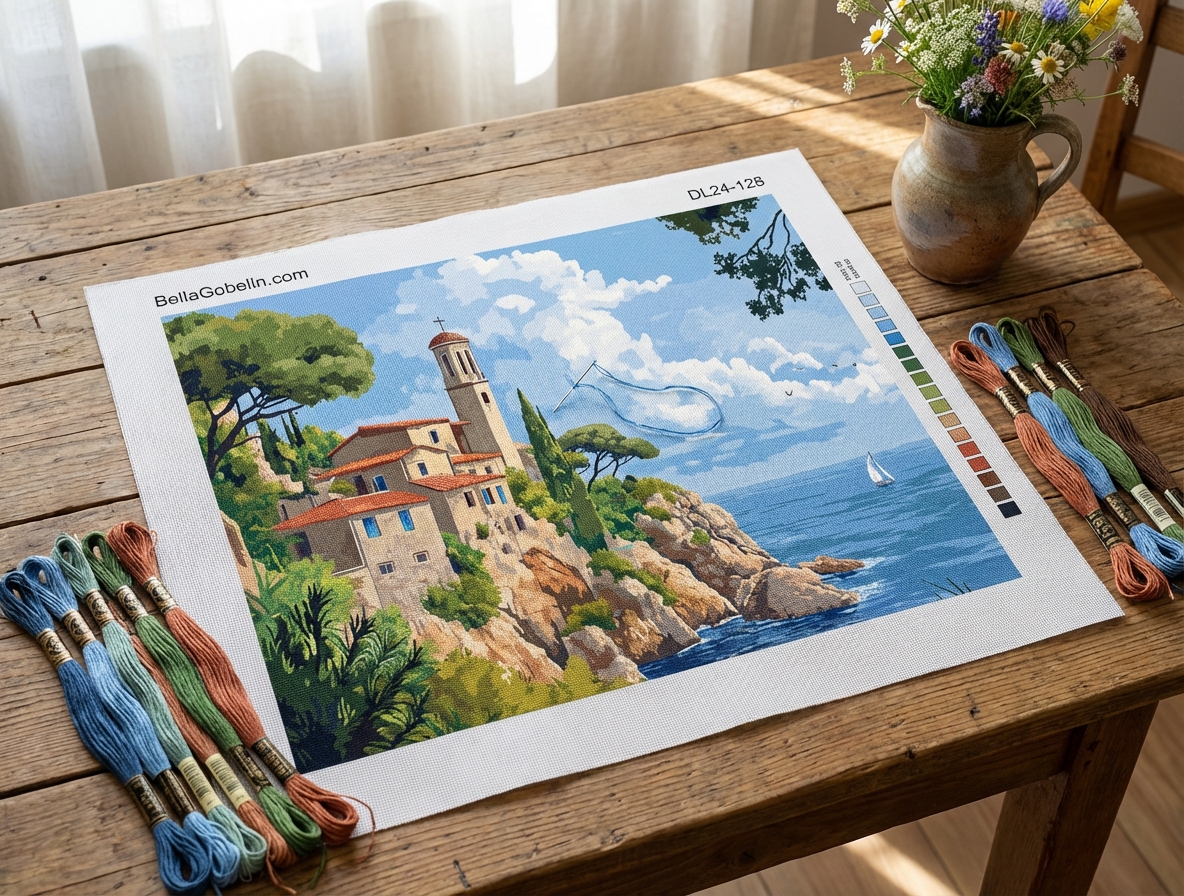Houses on the cliff edge