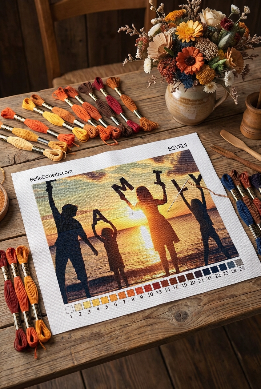 Custom gobelin tapestry printing based on photo