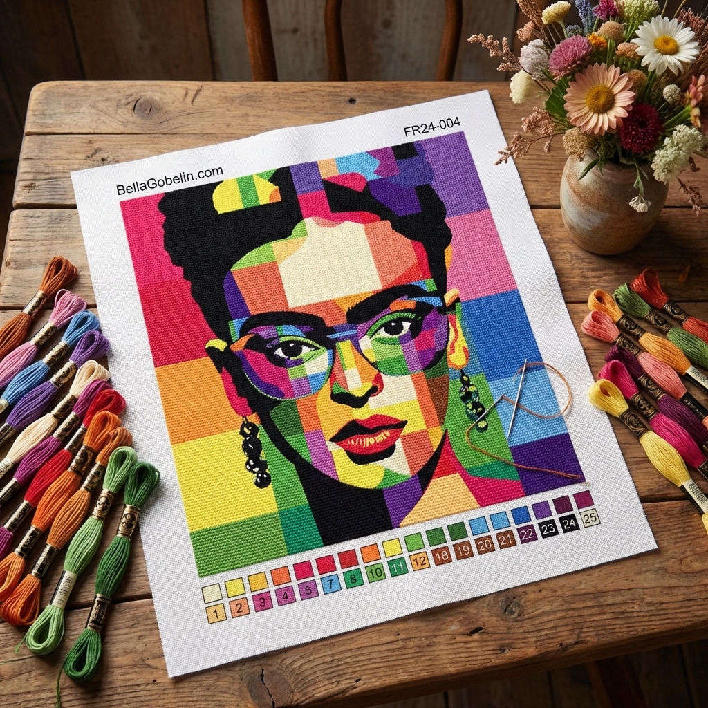 Frida Kahlo modern portrait