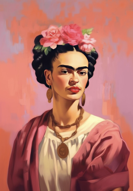 Frida Kahlo modern portré