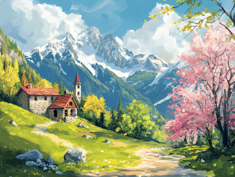 Spring in the French Alps