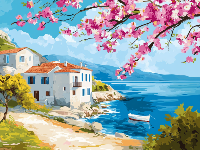 Spring ambience in the bay