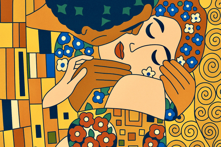 Klimt - The Kiss 2025 Replica