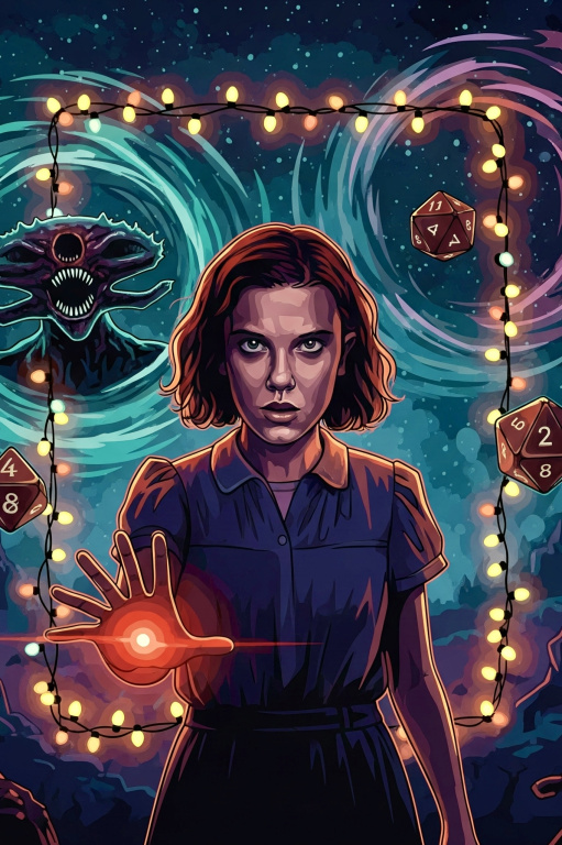 Stranger Things - Eleven portrait