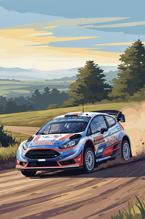 Ford Fiesta Rally Car