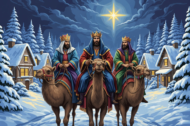 Modern Version of the Three Wise Men