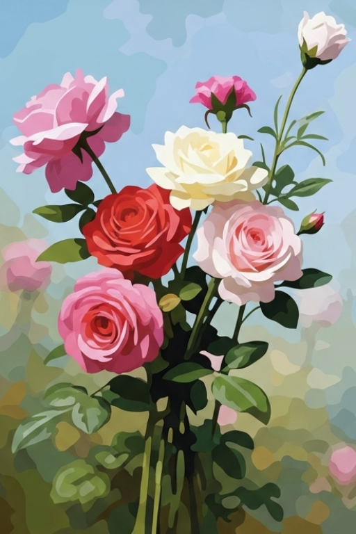 Rose-themed atmosphere