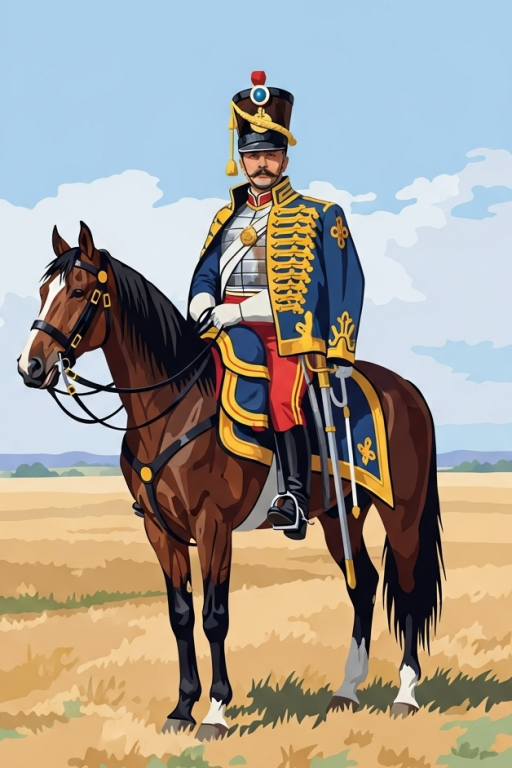Cavalry Hussar portrait