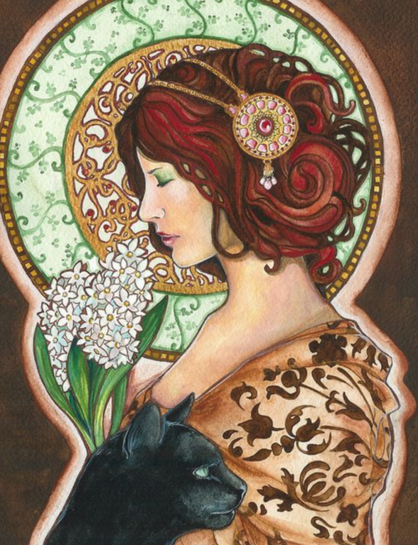 <div class='list-title'>En bild i Alphonse Mucha stil</div><div class='list-plustitle'>broderi gobelin kit</div>
