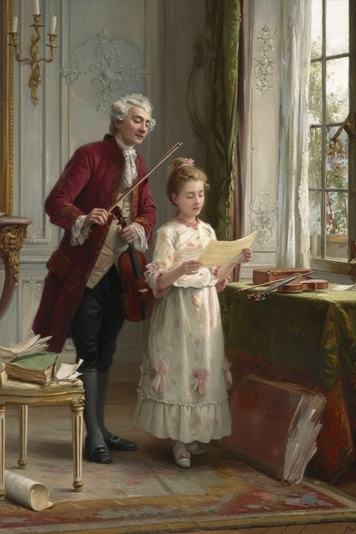 Adolphe Weisz - Music Lesson replica