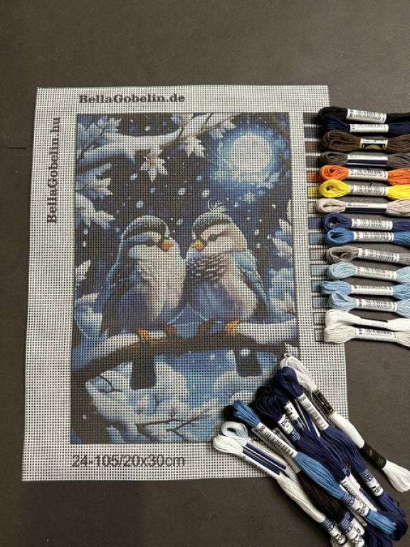 Little birds in a Christmas mood