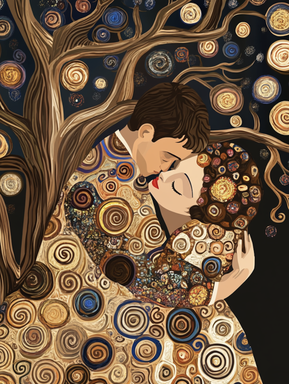 <div class='list-title'>Klimt stil: Kyss variationer</div><div class='list-plustitle'>broderi gobelin kit</div>