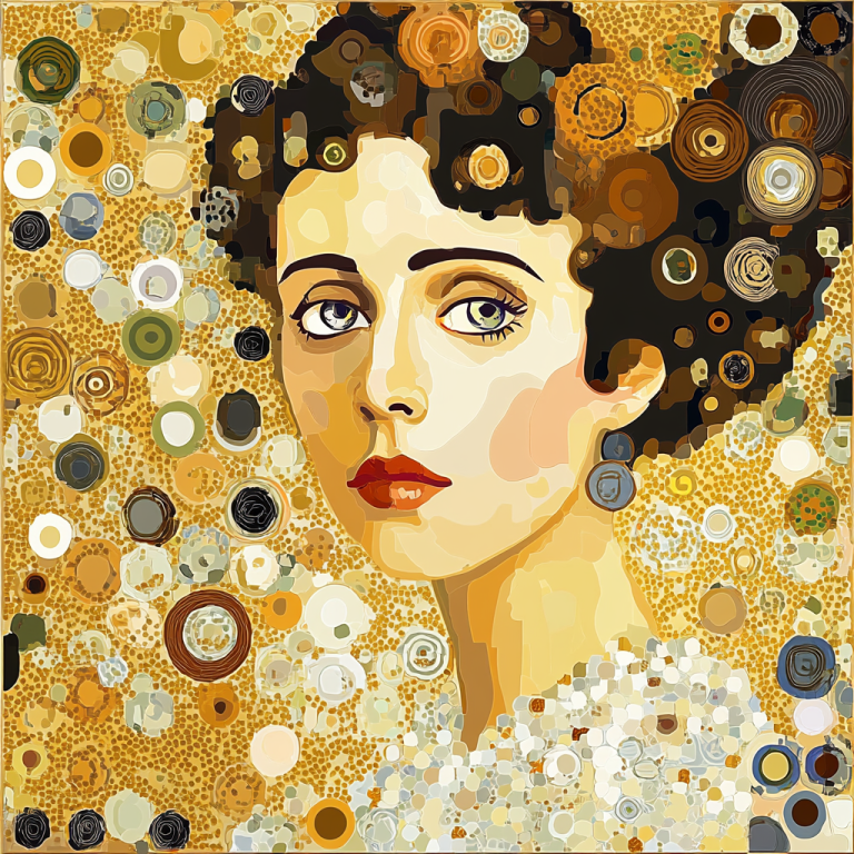 Klimt style: Anxiety