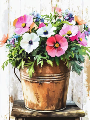 Romantic bouquet series