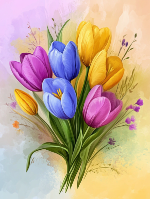 Colorful Tulips