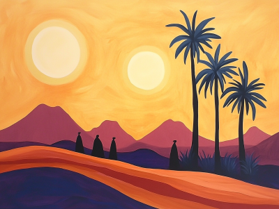 Hot desert
