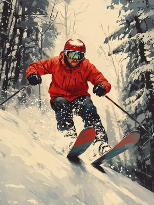 Skiing
