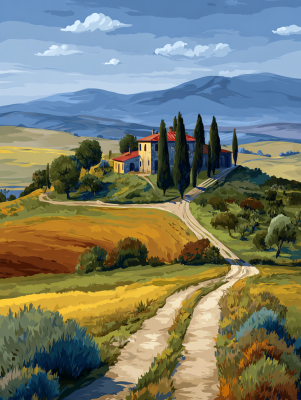 Provence landscape – 25-654