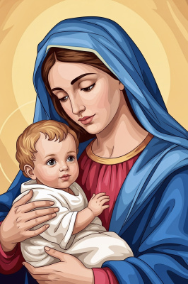 Mary and Baby Jesus