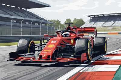 F1 Ferrari tapestry kit