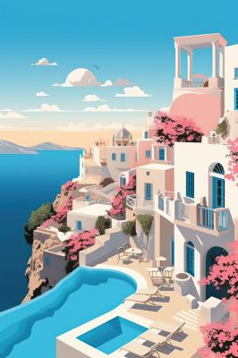 The beauty of Santorini