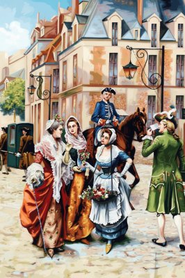 Dutch Baroque antique gobelin replica