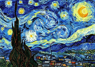 Starry Night Needlepoint