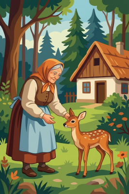 Grandma and the Fawn
