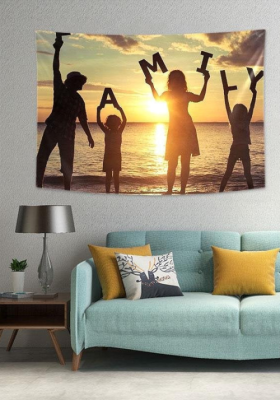 Custom gobelin tapestry printing based on photo