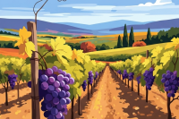 Pre-harvest landscape tapestry
