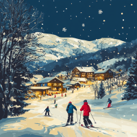 Skiing