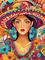 Spanish-style lady portrait