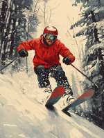 Skiing